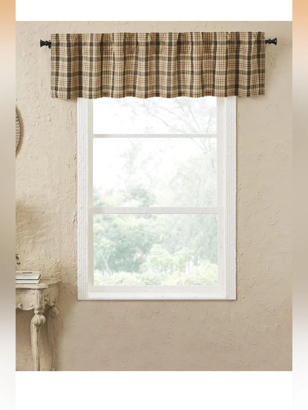 Cider Mills Plaid Valance